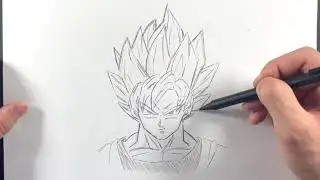 【Doragon Ball】How to draw Goku Son