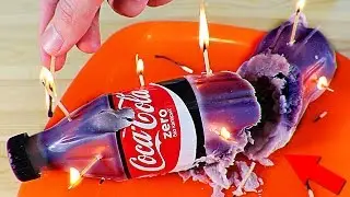 ЧТО ВНУТРИ КОКА КОЛЫ ? ПОЧЕМУ COCA COLA ГОРИТ ?! О_О