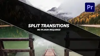 Make Split/Slice Transitions in Premiere Pro  -  NO PLUGINS