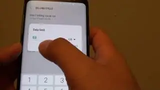 Samsung Galaxy S8: How to Set Mobile Data Usage Maximum Limit
