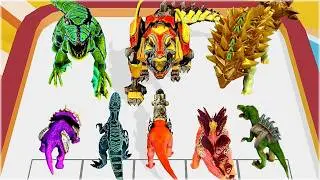 Dinos VS Monsters MAX LEVEL of Dinosaur Game