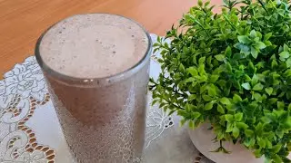 Ну Оооочень вкусный   Бананово-шоколадный Коктейль. Banana-chocolate cocktail without sugar.