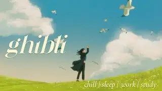 ghibli style calming music ✨ | Up is Endless... | dreamy, beautiful piano: stress, study, sleep