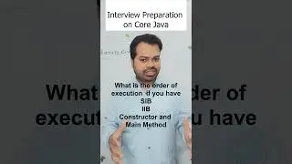 SIB IIB Main Method and Constructor | Core Java Interview Question | SoftwareTestingbyMKT