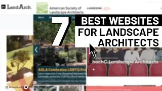 7 BEST landscape architecture websites