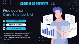 Free Live Data Science, AI/ML(including Gen AI & LLMs) course - Session 30