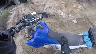 Broken Windshield, Cleghorn Crash WR250R