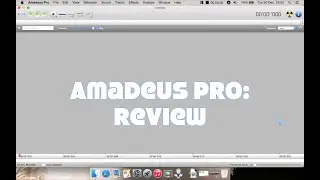Amadeus Pro Mac Audio Editor: Review