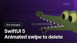 SwiftUI & Rive - Create an animated swipe to delete