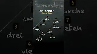 🇩🇪Daily German | Deutsch lernen mit Rammstein | Zahlen