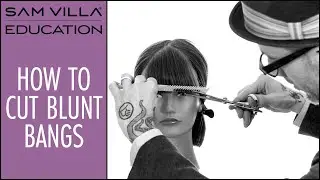 How To Cut Blunt Bangs