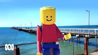 Alex the Human Lego Man made a life-size minifig suit | ABC Australia