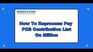 How To Reprocess Pay PCB Contribution List On Million | WebStation