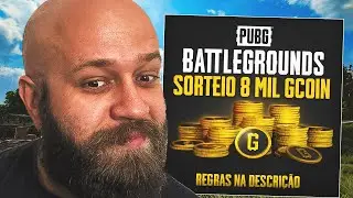 SORTEIO DE 8MIL GCOIN NO PUBG + GAMEPLAY DE QUALIDADE