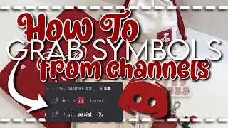꒷꒦︶⊹ 🍓 how to grab symbols from channels | discord tutorial. 🍰 ꒷꒦₊˚Ꮚ₊˚