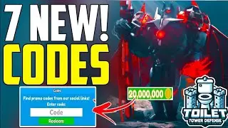 [EP-76 PART 2 ] UPDATE!! *NEW* CODES⚠️TOILET TOWER DEFENSE ROBLOX CODES -TOILET TOWER DEFENSE CODES