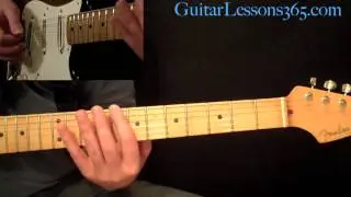 Walk This Way Guitar Lesson Pt.1 - Aerosmith - Rhythm Guitar Parts