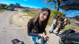 SUPERMOTO PICKS UP GIRLS!!