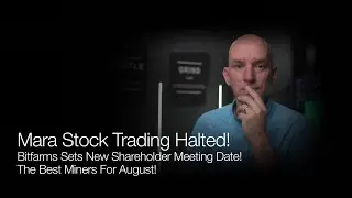 Mara Stock Trading Halted! Bitfarms Sets New Date! Top Miners For August! Q&A!