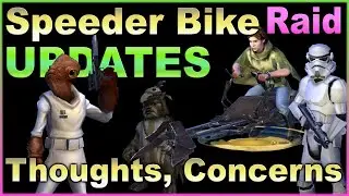 My thoughts on the new Speeder Bike Pursuit Raid Update, tips, questions and concerns! -- SWGOH