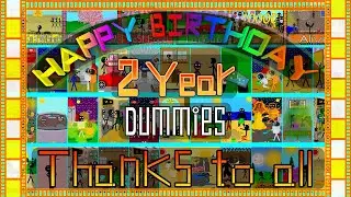 Happy 2nd birthday Dummies  , #animation , #cartoon , #story #art  , 2D 😘 🥳 🎂