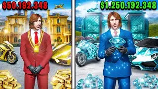 Passei de MILIONÁRIO pra  BILIONÁRIO no GTA 5 Online!! (Episódio final)