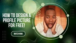 How to Create a Profile Picture for Facebook ,X and LinkedIn for Free.