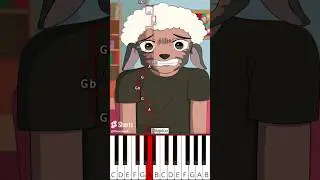 Transformation Wooly - Monster Amanda (@lupdup) - Octave Piano Tutorial