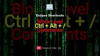 Eclipse Shortcuts | Every Java Programmer Should Know 10