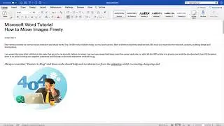 How to Move Pictures in Microsoft WORD