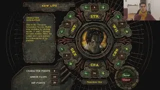 Planescape Torment - Char Creation, Waking Up