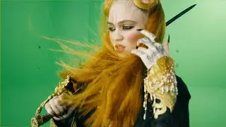 Grimes - You'll Miss Me When I'm Not Around (Chroma Green Video)