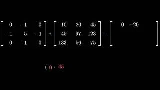 Element wise matrix multiplication | Sum | Animation | Python & Manim