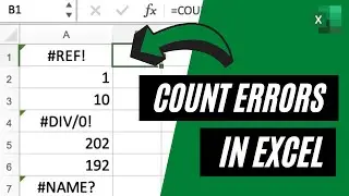 Count Errors In Excel | How to Count Errors in Excel