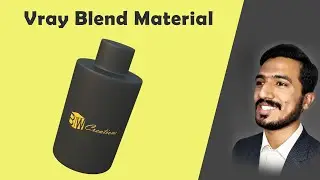 How to use vray blend material in 3ds max