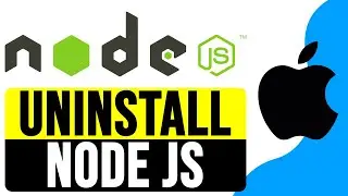 How to UNINSTALL NODE JS from MAC M1 2024 | Remove Node.js on Mac