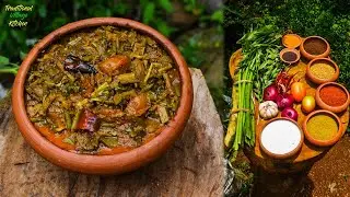 Special dishes made by rural women from Lasia Spinosa | Lasia Spinosa Curry Recipe