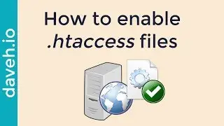 Enable .htaccess files in the virtual host configuration