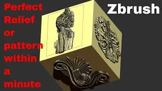 How to make Prefect Alpha & relief In Zbrush