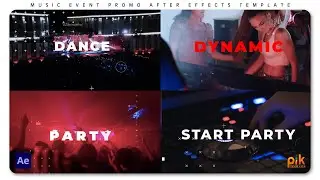 Music Event Promo - Free After Effects Template | Pik Templates