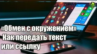 «Обмен с окружением» Как передать текст или ссылку?