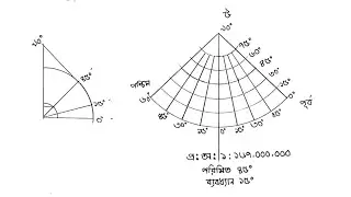 HSC geography Practical ভূগোল ব্যবহারিক | সরল শাঙ্কব অভিক্ষেপ অঙ্কন #esrat's drawing