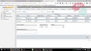 how to Create a Database and Table in MYSQL phpMyAdmin