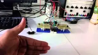proximty sensor controlling the DC  motor