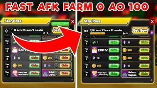 MELHOR FARM AFK STARPASS DO 0 AO 100 e o MAIS RÁPIDO do ALL STAR TOWER DEFENSE