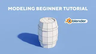 GAME ASSET BEGINNER TUTORIAL - Modeling In Blender (Part 1/5)