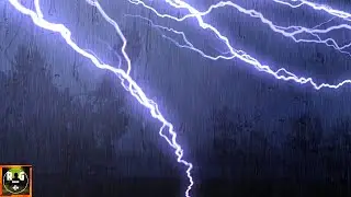 Loud Thunderstorm Sounds | Pouring Rain, Heavy Thunder & Powerful Lightning Strikes to Sleep, Relax