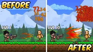 Terraria, But Damaging Enemies UPGRADE My Shotguns...