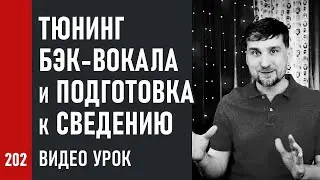 Урок / ТЮНИНГ БЭК-ВОКАЛА и ПОДГОТОВКА к СВЕДЕНИЮ / РЕДАКЦИЯ ВОКАЛА ч.4 (№202)