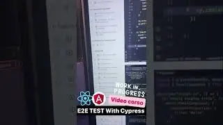 Working on my next video course  🇮🇹 about #cypress and #e2e test. #angular #react #vue